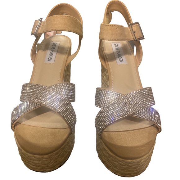 Steve Madden Rhinestone heels size 7.5 NWT - Picture 5 of 6